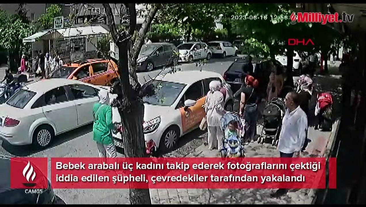 Bebek arabalı 3 kadına kabusu yaşattı! Önce takip etti sonra taciz
