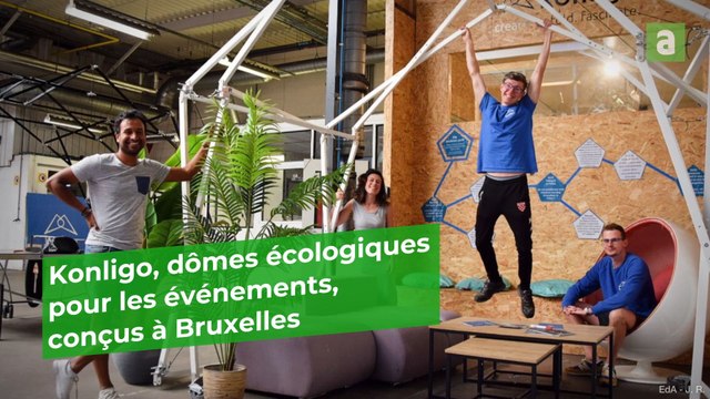 Les structures réutilisables de Konligo, l'or en barres d'alu qui verdit les événements