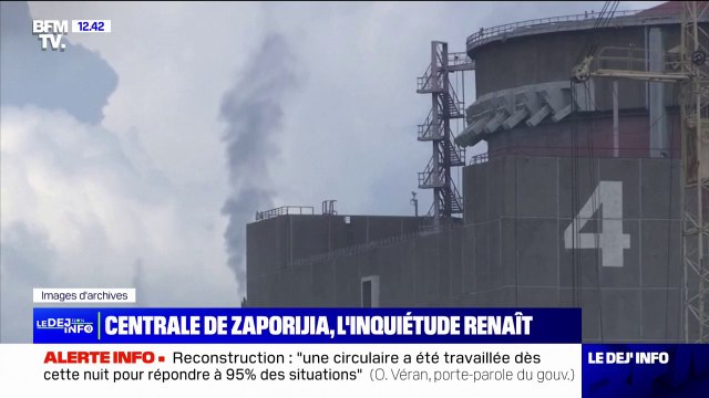 Centrale de Zaporijia: Volodymyr Zelensky remercie Emmanuel Macron pour sa volonté de faire tout ce qui est nécessaire pour assurer la sécurité