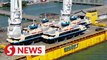New Penang ferries arrive at Butterworth Wharf