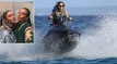 ¡A toda velocidad! Victoria Federica surca las aguas de Ibiza en una moto de agua
