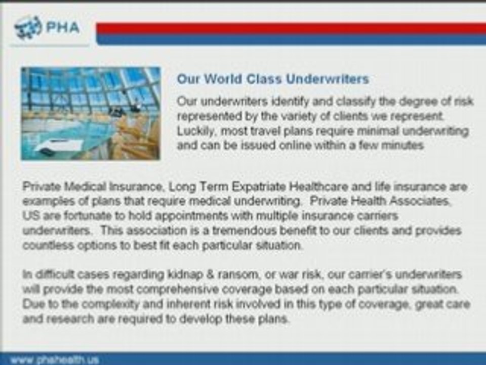 Private Health Associates, U.S. - Health, Medical & Life Ins