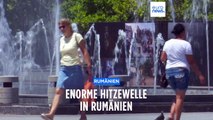 Hitzewelle in Rumänien: Das Atmen fällt schwer, Häfen schließen vorübergehend