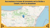 Successione si scosse di terremoto nel in Sicilia a Cesarò, com'è la situazione
