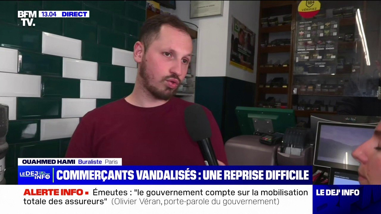 Commerçant pillé: "Malgré le sinistre, nos char...