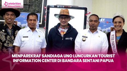 Menparekraf Sandiaga Uno Luncurkan Tourist Information Center di Bandara Sentani Papua