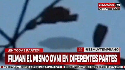 ¡Filman impresionante OVNI en el cielo de Malasia!
