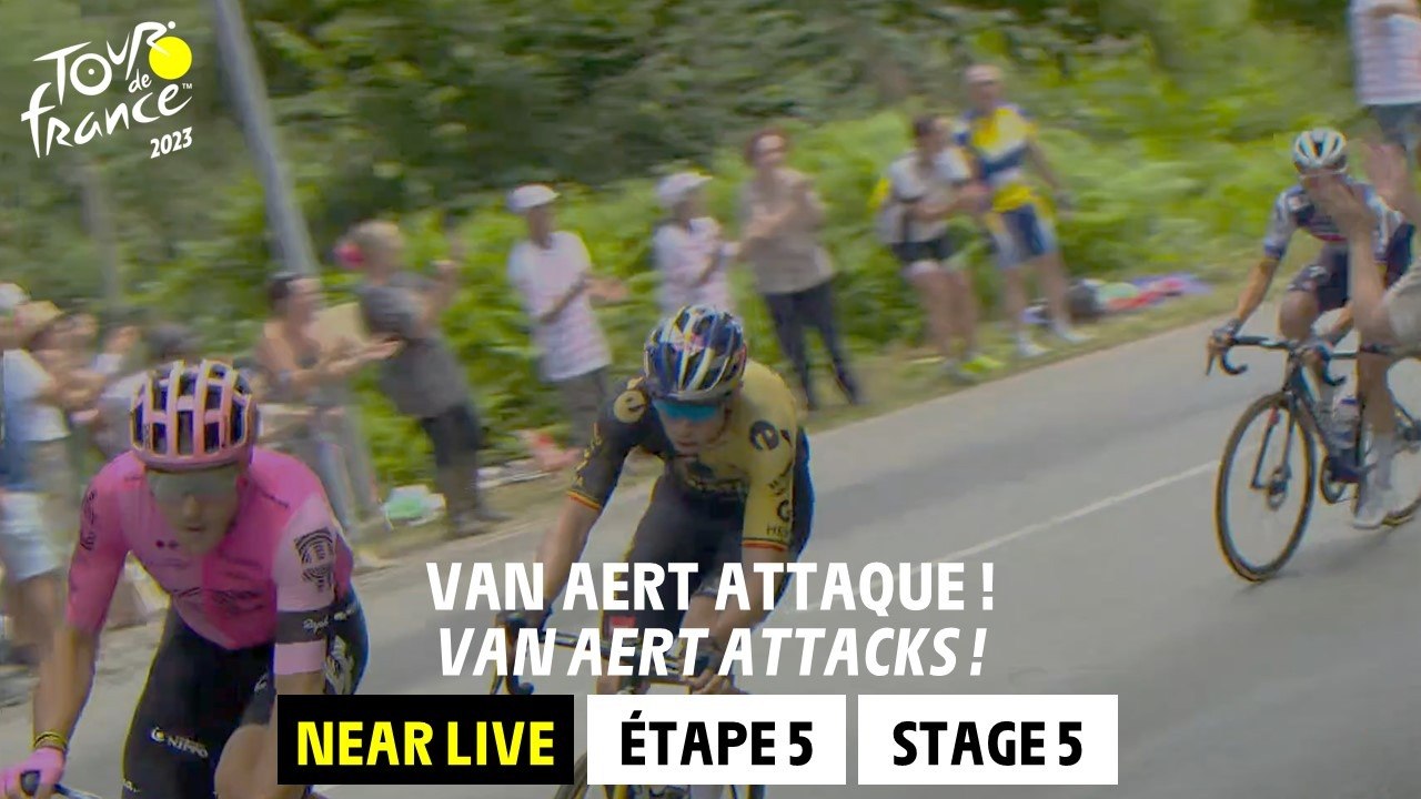 Van Aert attacks - Stage 5 - Tour de France 2023