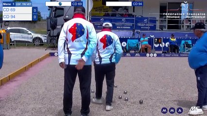 CHAMPI DE FRANCE TRIP VETERANS - FLAMANVILLE 2023 - 32è CD69 VS CD94