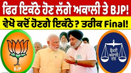 ਫਿਰ ਇਕੱਠੇ ਹੋਣ ਲੱਗੇ ਅਕਾਲੀ ਤੇ BJP! ਵੇਖੋ ਕਦੋਂ ਹੋਣਗੇ ਇਕੱਠੇ? ਤਰੀਕ Final! |OneIndia Punjabi