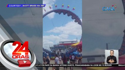 Rollercoaster, huminto; 8 sakay, 3 oras nabitin patiwarik | 24 Oras