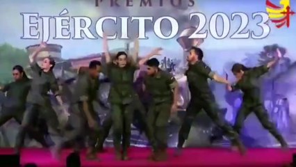 Indignación en el ejercito por el baile de sus premios que se ha hecho viral