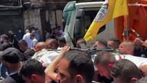 شاهد: جنين تشيع قتلاها الذين قضوْا جراء الحملة العسكرية الإسرائيلية الواسعة
