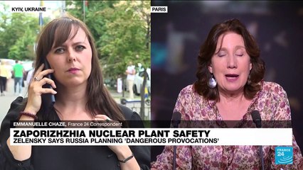 Zelensky says Russia planning 'dangerous provocations' at nuclear plant