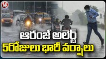 Weather Updates _ IMD Issues Orange Alert To Districts All Over Telangana _ V6 News (1)