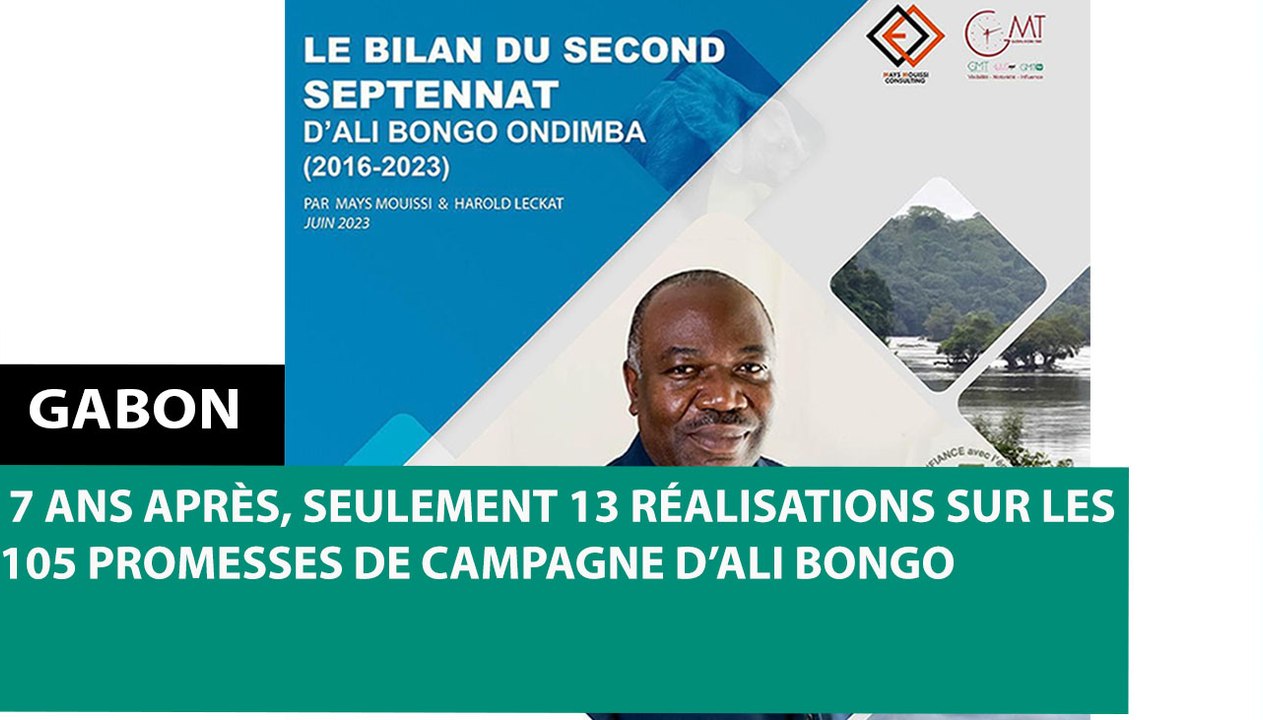 [#Reportage] #Gabon : 7 ans après, seulement 13 réalisations sur les 105 promesses de campagne d’Ali Bongo