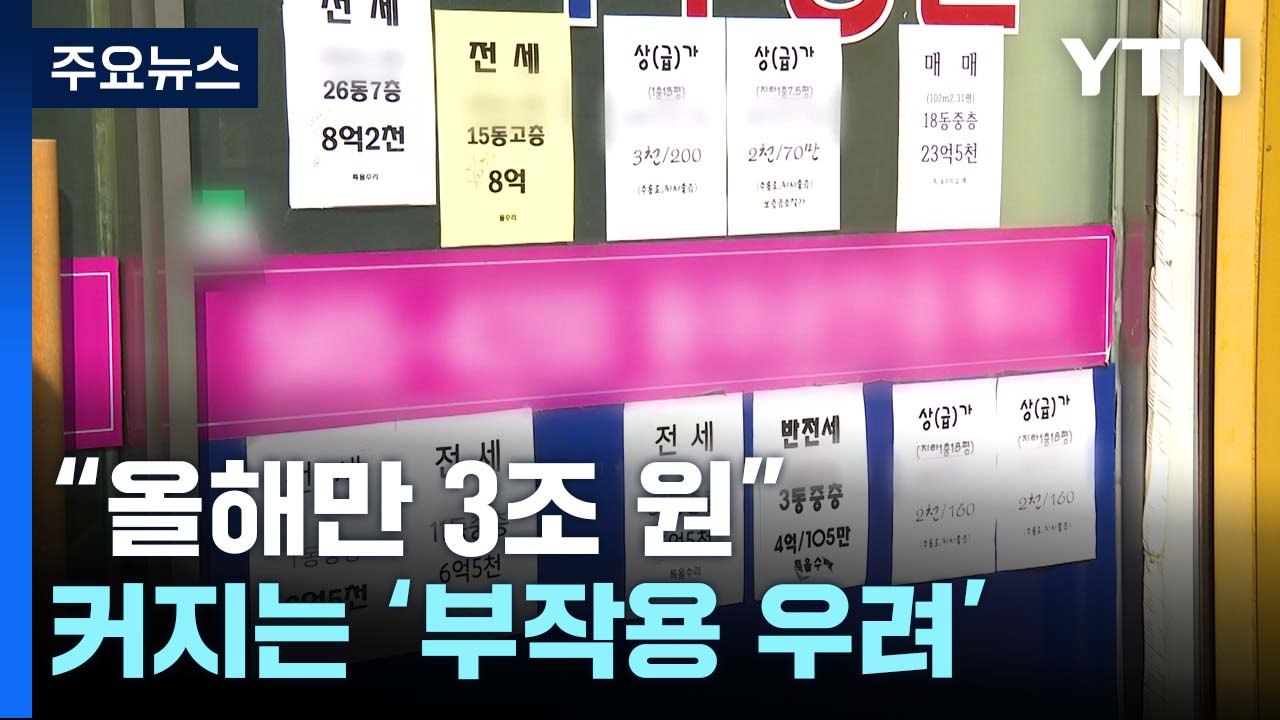 역전세 대출 올해만 3조 원..."규제 완화 부작용도" / YTN