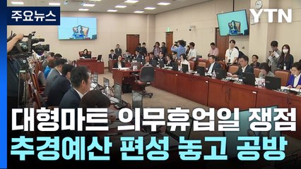 尹 '킬러 규제' 지적에...대형마트 휴업일 등 쟁점 부상 / YTN