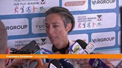 Premio Fair Play Menarini, Schiavone "Lo sport è vita"