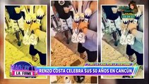 Renzo Costa: El 'Rey de los cueros' cumplió 50 años y celebró a lo grande en Cancún.