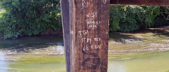 Brumath le Lavoir est entrain d'être refait  juin 2023