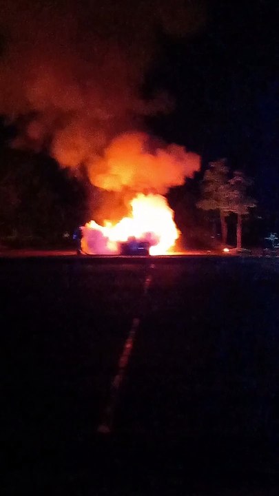 Incendie voiture Freyming Merlebach 05 juillet 2023