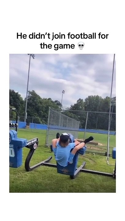He didn't join football for the game