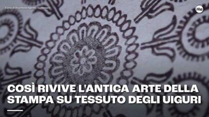 Così rivive l'antica arte della stampa su tessuto degli Uiguri