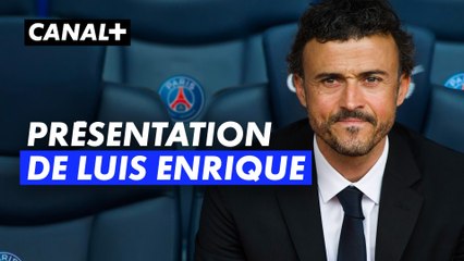 Conférence de presse d'intronisation de Luis Enrique, nouveau coach du PSG