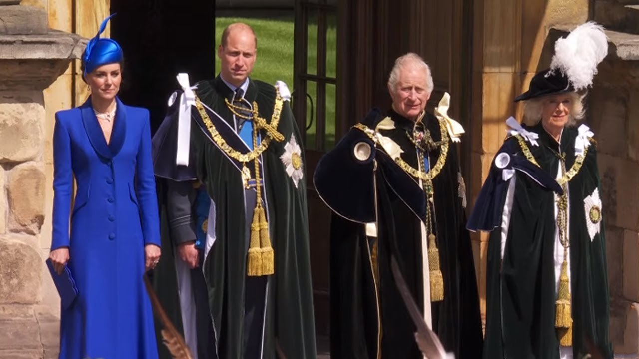 Kate Middleton and Prince William Arrive at King Charles' Coronation Celebration in Scotland