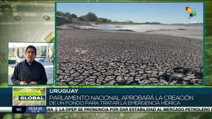 Reserva de la represa Paso Severino en Uruguay baja su nivel con el paso de las horas