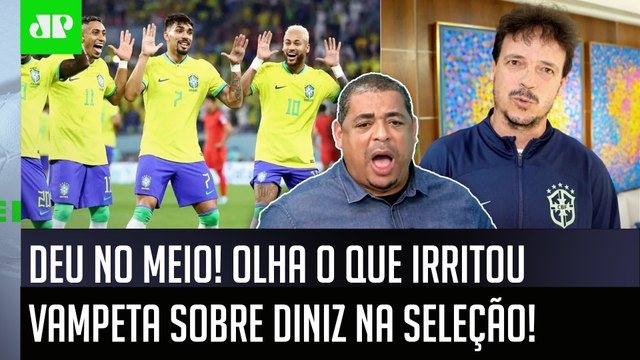 DESABAFO FORTE! EU NUNCA VI ISSO! Os jogadores da Seleção QUERIAM o Diniz? Cara... Vampeta DETONA!