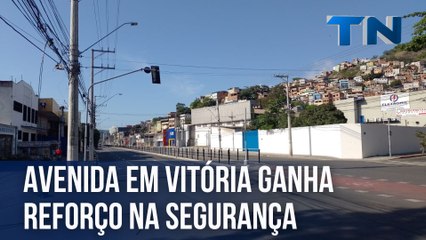 Avenida em Vitória ganha reforço na segurança