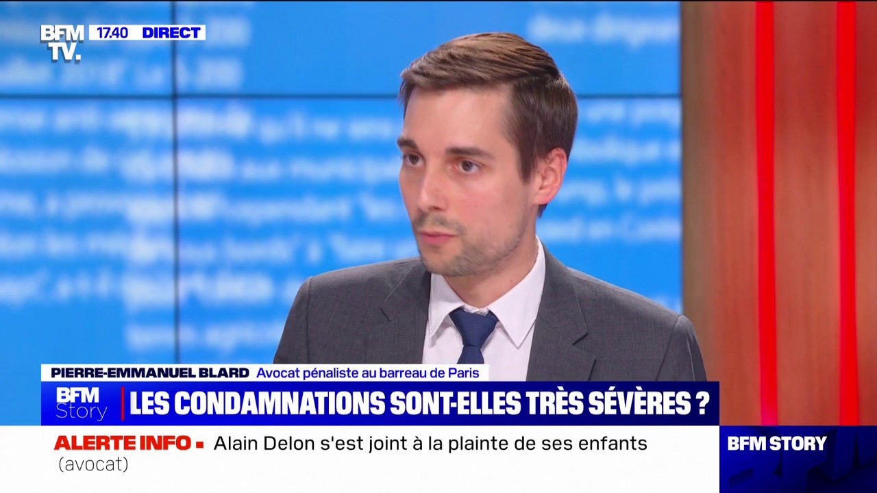 Émeutes: pour l'avocat pénaliste Pierre-Emmanuel Blard, les peines "sont très lourdes de manière générale en comparution immédiate"