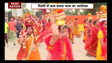 दिल्ली में कलश यात्रा की शुरुआत, कल से धीरेंद्र शास्त्री करेंगे हनुमान कथा