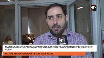 Matías Sebely se prepara para una gestión transparente y eficiente en ALEM