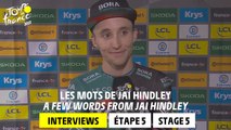 Jai Hindley Post-race interview - Stage 5 - Tour de France 2023