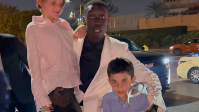 Little Boy almost steals the Top Creator Award from Khaby Lame at the Globe Soccer awards, Dubai