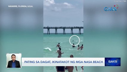 Pating sa dagat, ikinatakot ng mga nasa beach | Saksi