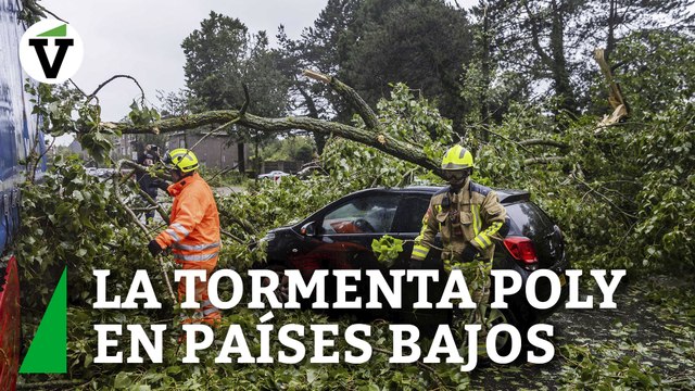 Los tremendos destrozos en Países Bajos tras uno de los peores temporales de la historia en el país