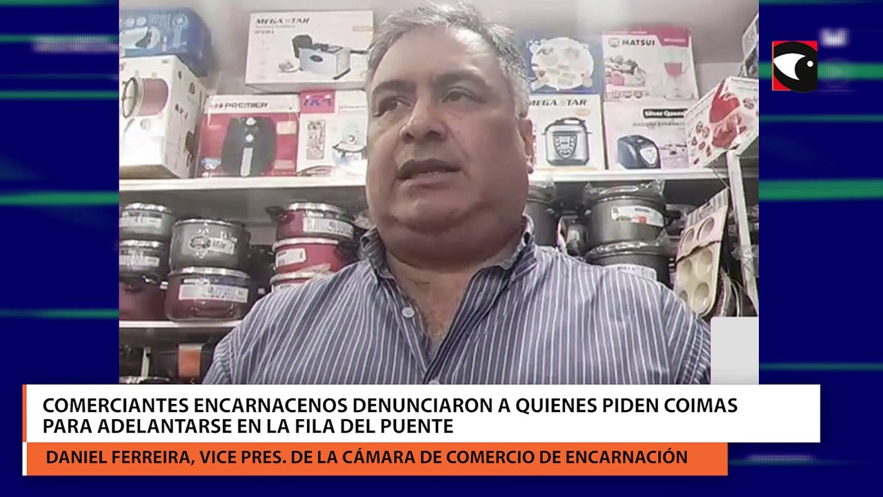 Comerciantes encarnacenos denunciaron a quienes piden coimas para adelantarse en la fila del puente