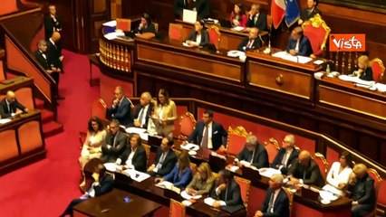 I banchi del Governo al completo in Senato per informativa Santanch?