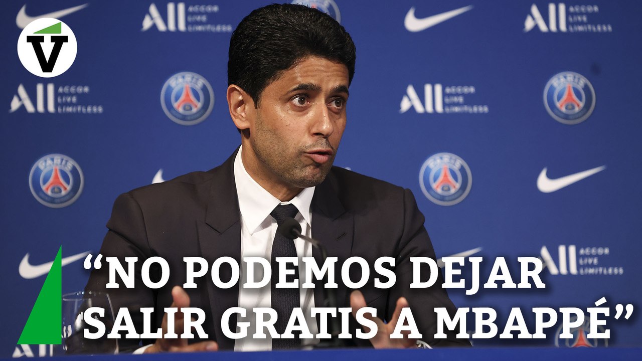 El presidente del PSG avisa: "No podemos dejar salir gratis a Mbappé, es imposible"
