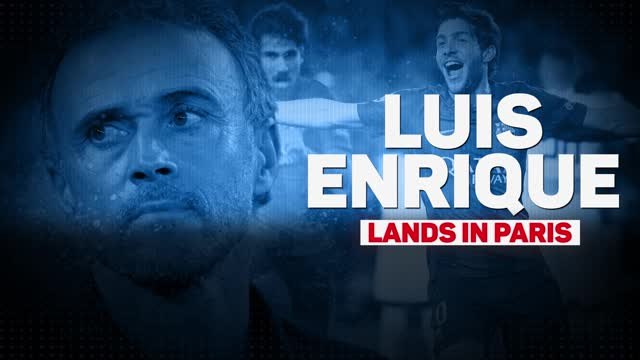 Luis Enrique lands in Paris