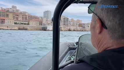 Prévention face aux plongeons du haut de la corniche Kennedy avec la Brigade Nautique départementale