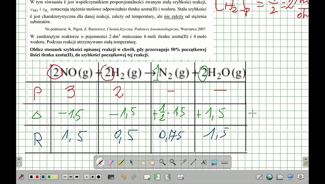 SZYBKOŚĆ REAKCJI. ZADANIE 8 CKE 2018 CZERWIEC. #chemia #chemistry