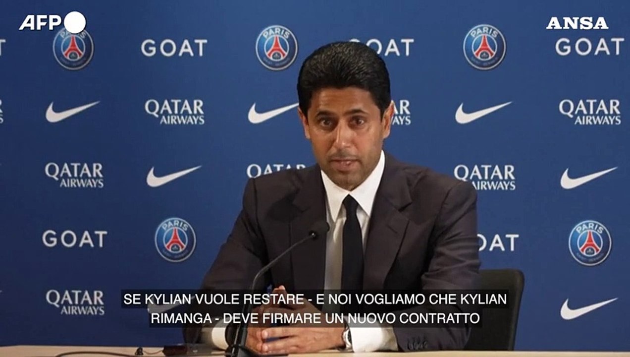 Al-Khelaifi: "Mbappe' resta al Psg se firma un nuovo contratto"