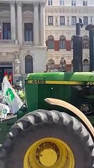 Más de 180 tractores marchan en Madrid pidiendo medidas contra la sequía