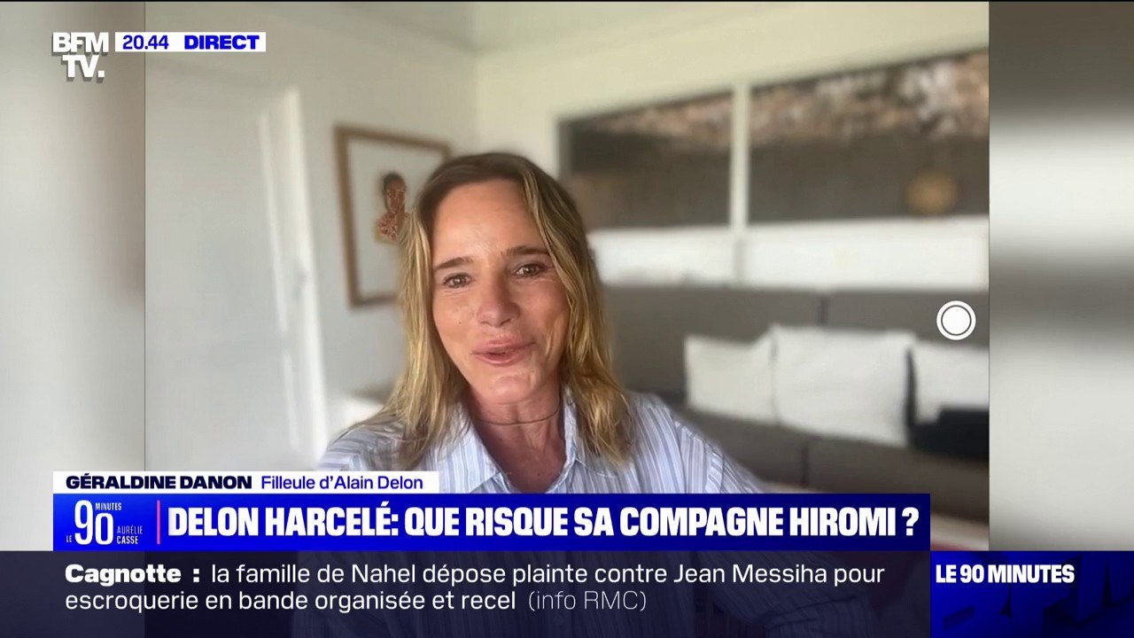 Alain Delon: "À la suite de son AVC, ce personnage d'Hiromi a pris une grande importance", témoigne la filleule de l'acteur, Géraldine Danon