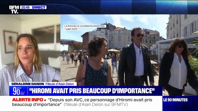 Géraldine Danon (filleule d'Alain Delon): Peut-être que la vieillesse lui a fait accepter des choses qu'il n'aurait pas dû accepter